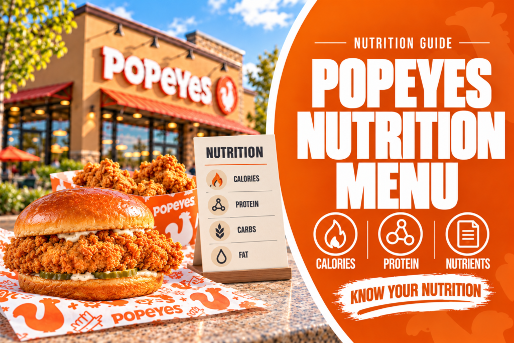 Popeyes Nutrition Menu