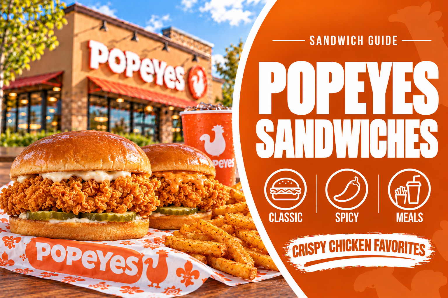 Popeyes Sandwiches 1 Popeyes Sandwich